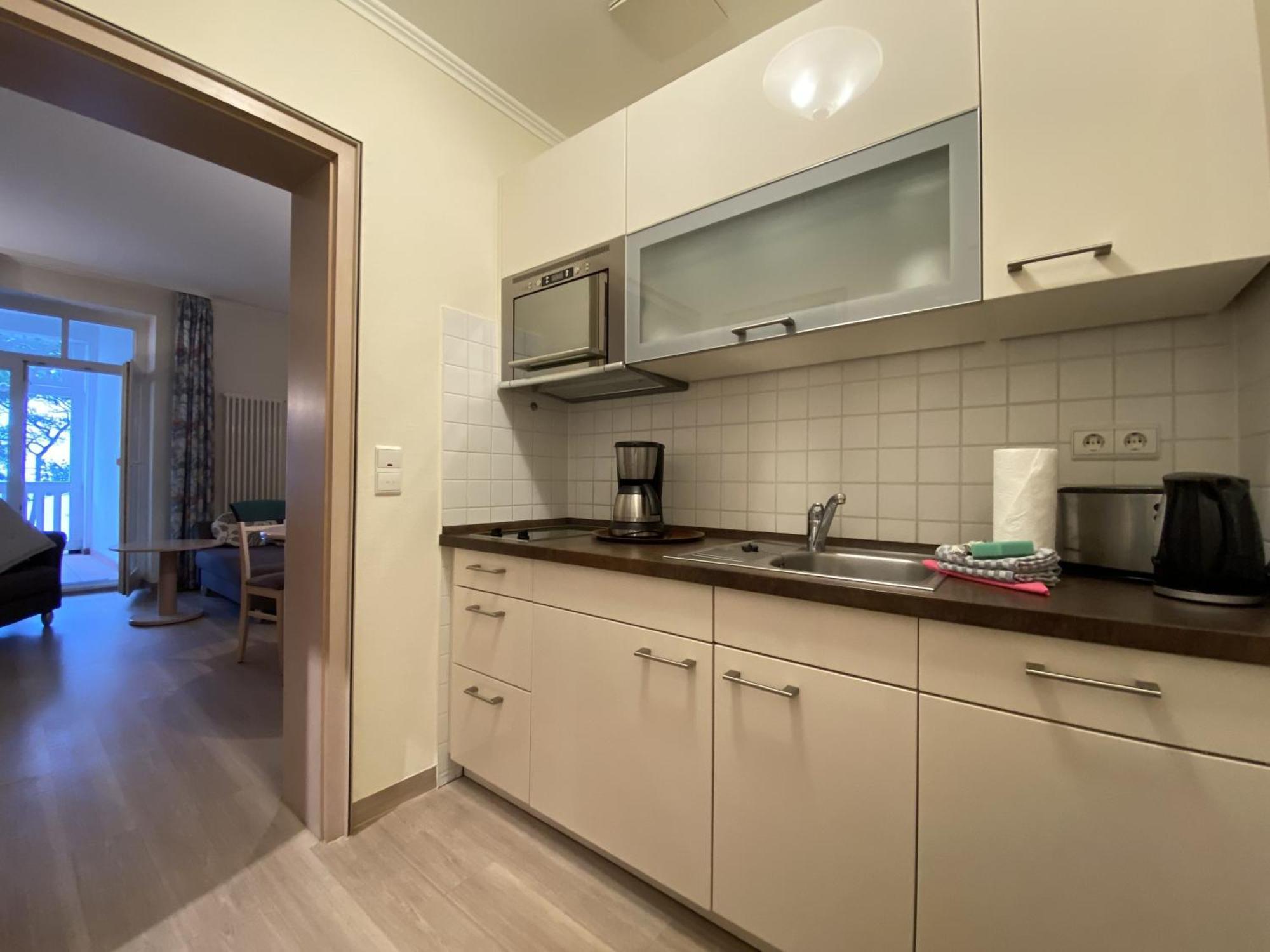 Ferienwohnung Ostseeblick In Der Villa Seeadler Binz Esterno foto